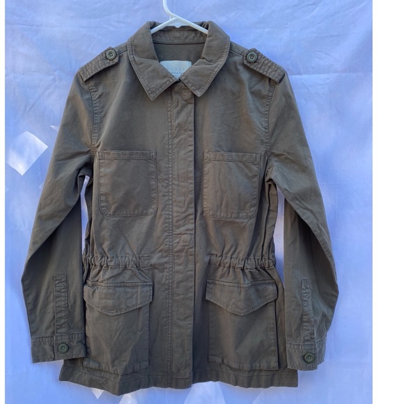 Hinge Army Green Utility Jacket - Picture 2 of 14